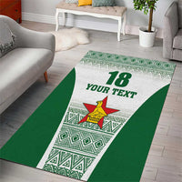 Custom Zimbabwe Rugby Area Rug Sables African Patterns - Wonder Print Shop
