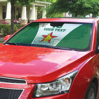 Custom Zimbabwe Rugby Auto Sun Shade Sables African Patterns - Wonder Print Shop