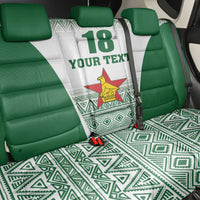 Custom Zimbabwe Rugby Back Car Seat Cover Sables African Patterns - Wonder Print Shop