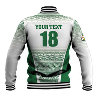 Custom Zimbabwe Rugby Baseball Jacket Sables African Patterns - Wonder Print Shop