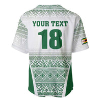 Custom Zimbabwe Rugby Baseball Jersey Sables African Patterns - Wonder Print Shop