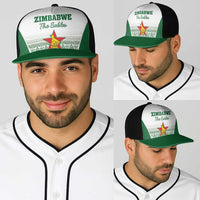 Zimbabwe Rugby Baseball Net Cap Sables African Patterns - Wonder Print Shop