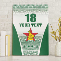 Custom Zimbabwe Rugby Canvas Wall Art Sables African Patterns - Wonder Print Shop
