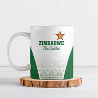 Custom Zimbabwe Rugby Ceramic Mug Sables African Patterns - Wonder Print Shop