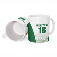 Custom Zimbabwe Rugby Ceramic Mug Sables African Patterns - Wonder Print Shop