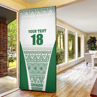 Custom Zimbabwe Rugby Door Cover Sables African Patterns - Wonder Print Shop