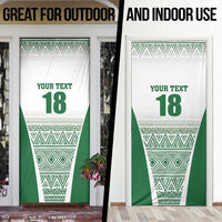 Custom Zimbabwe Rugby Door Cover Sables African Patterns - Wonder Print Shop