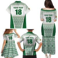 Custom Zimbabwe Rugby Family Matching Puletasi and Hawaiian Shirt Sables African Patterns - Wonder Print Shop
