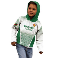 Custom Zimbabwe Rugby Kid Hoodie Sables African Patterns - Wonder Print Shop