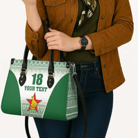 Custom Zimbabwe Rugby Leather Bag Sables African Patterns - Wonder Print Shop