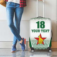 Custom Zimbabwe Rugby Luggage Cover Sables African Patterns - Wonder Print Shop