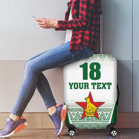 Custom Zimbabwe Rugby Luggage Cover Sables African Patterns - Wonder Print Shop