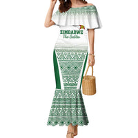 Custom Zimbabwe Rugby Mermaid Dress Sables African Patterns - Wonder Print Shop