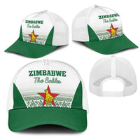 Zimbabwe Rugby Mesh Trucker Cap Sables African Patterns - Wonder Print Shop
