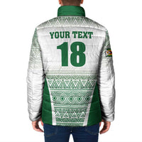 Custom Zimbabwe Rugby Padded Jacket Sables African Patterns - Wonder Print Shop
