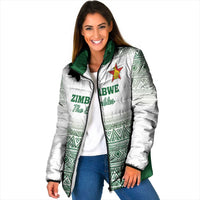 Custom Zimbabwe Rugby Padded Jacket Sables African Patterns - Wonder Print Shop