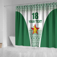Custom Zimbabwe Rugby Shower Curtain Sables African Patterns - Wonder Print Shop