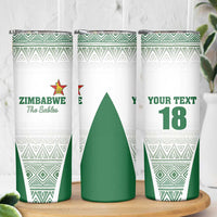 Custom Zimbabwe Rugby Skinny Tumbler Sables African Patterns - Wonder Print Shop