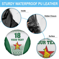 Custom Zimbabwe Rugby Spare Tire Cover Sables African Patterns - Wonder Print Shop