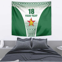 Custom Zimbabwe Rugby Tapestry Sables African Patterns - Wonder Print Shop