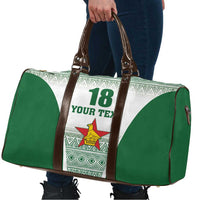Custom Zimbabwe Rugby Travel Bag Sables African Patterns - Wonder Print Shop