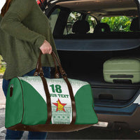 Custom Zimbabwe Rugby Travel Bag Sables African Patterns - Wonder Print Shop