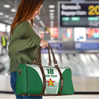 Custom Zimbabwe Rugby Travel Bag Sables African Patterns - Wonder Print Shop