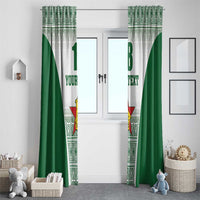 Custom Zimbabwe Rugby Window Curtain Sables African Patterns - Wonder Print Shop