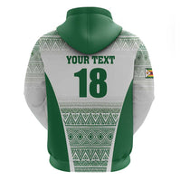 Custom Zimbabwe Rugby Zip Hoodie Sables African Patterns - Wonder Print Shop