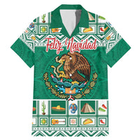 Personalized Mexico Christmas Family Matching Mermaid Dress and Hawaiian Shirt Coat Of Arms With Aztec Mexican Patterns - Wonder Print Shop