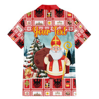 Personalized Germany Frohe Weihnachten Family Matching Mermaid Dress and Hawaiian Shirt Cute Saint Nicholas With Christmas Tree - Wonder Print Shop