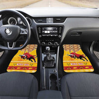Spain Christmas Car Mats Noble Bull With Sagrada Famlia - Wonder Print Shop