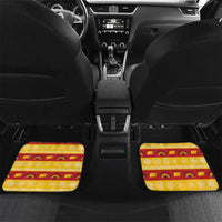 Spain Christmas Car Mats Noble Bull With Sagrada Famlia - Wonder Print Shop