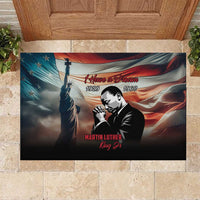I Have a Dream MLK Day Rubber Doormat The Time Is Always Right To Do What Is Right - Wonder Print Shop