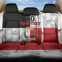 Custom Malta Rugby Back Car Seat Cover L-imtaten Go Champions - Wonder Print Shop