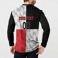 Custom Malta Rugby Button Sweatshirt L-imtaten Go Champions - Wonder Print Shop