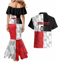 Custom Malta Rugby Couples Matching Mermaid Dress and Hawaiian Shirt L-imtaten Go Champions - Wonder Print Shop
