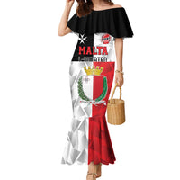 Custom Malta Rugby Family Matching Mermaid Dress and Hawaiian Shirt L-imtaten Go Champions - Wonder Print Shop