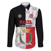 Custom Malta Rugby Family Matching Off Shoulder Maxi Dress and Hawaiian Shirt L-imtaten Go Champions - Wonder Print Shop