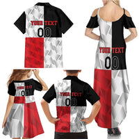 Custom Malta Rugby Family Matching Summer Maxi Dress and Hawaiian Shirt L-imtaten Go Champions - Wonder Print Shop