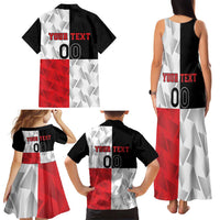 Custom Malta Rugby Family Matching Tank Maxi Dress and Hawaiian Shirt L-imtaten Go Champions - Wonder Print Shop