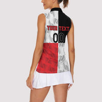 Custom Malta Rugby Women Sleeveless Polo Shirt L-imtaten Go Champions - Wonder Print Shop