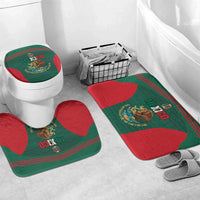 Mexico Football Bathroom Set Aztec Eagle Spirit - Wonder Print Shop