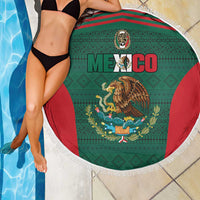 Mexico Football Beach Blanket Aztec Eagle Spirit - Wonder Print Shop