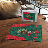 Mexico Football Puzzle Aztec Eagle Spirit - Wonder Print Shop
