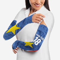 Custom Paraguay Football Arm Sleeves La Albirroja Pride - Wonder Print Shop