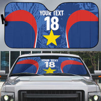 Custom Paraguay Football Auto Sun Shade La Albirroja Pride - Wonder Print Shop