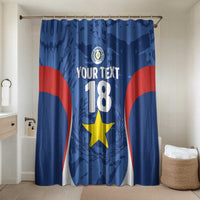 Custom Paraguay Football Bathroom Set La Albirroja Pride - Wonder Print Shop