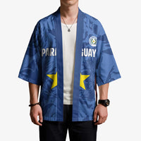 Custom Paraguay Football Kimono La Albirroja Pride - Wonder Print Shop