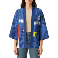 Custom Paraguay Football Kimono La Albirroja Pride - Wonder Print Shop